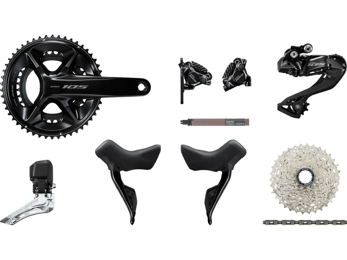 Groupe Complet SHIMANO 105 Di2 R7100 2x12v 3 Groupe Complet SHIMANO 105 Di2 R7100 2x12v