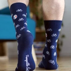 Chaussettes Vélo - Tranquille Émile -France Accessoires vélo Soldes 2023 chaussette velo 3