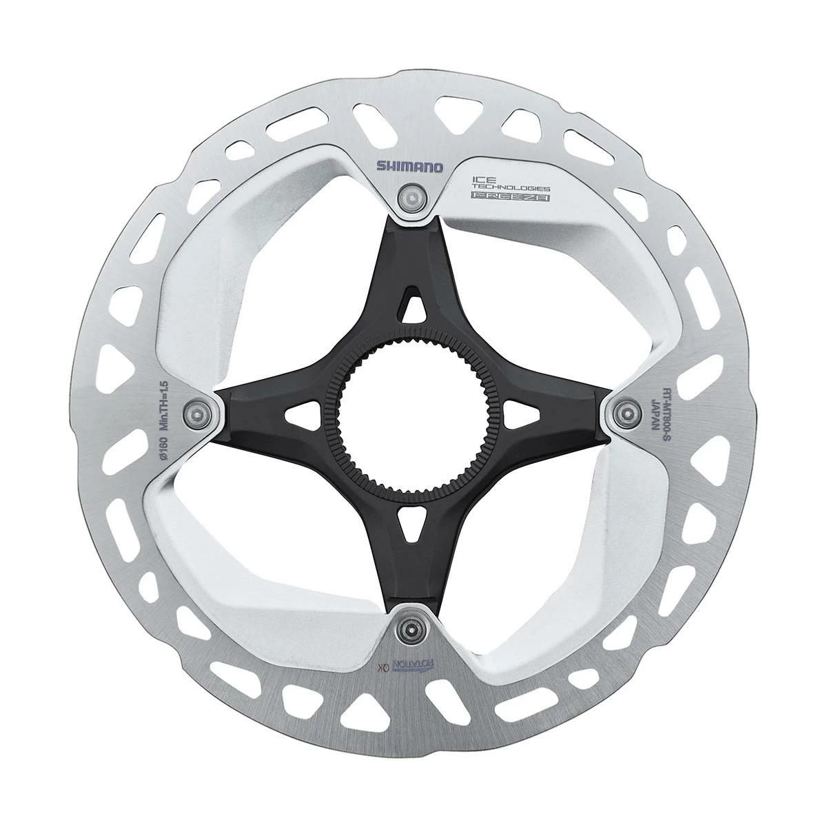 Disque De Frein SHIMANO RT-MT800 Ice-Tech Freeza 160mm 3 Disque De Frein SHIMANO RT-MT800 Ice-Tech Freeza 160mm